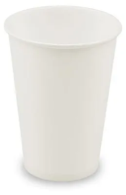 Produktbild von 450x Automatenbecher Heißgetränke to go Pappbecher weiß 180 ml Ø 70 mm