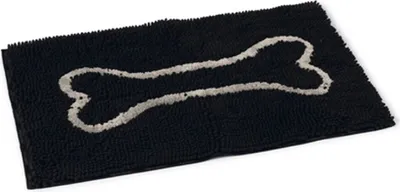 Produktbild von Dirty Dog Doormat - Hund - Schwarz - 78x51 cm