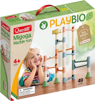 Image de PLAYBIO Migoga Marble Run Ball Course 86535 QUERCETTI