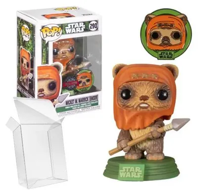 Productafbeelding van Star Wars - Wicket W. Warrick (Endor) 290 - Exclusief bij Amazon - Funko Pop! - Vinyl figuur