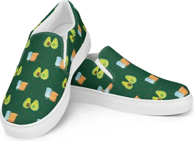 Produktbild von Mr. & Mrs. Panda Slipper Damen Avocado Pärchen Größe 42 1/2 - Grün - Geschenk, Mokassins, Kinder, Loafer, Familie, Für, Liebe, Damenschuhe, Avocados, Espadrilles
