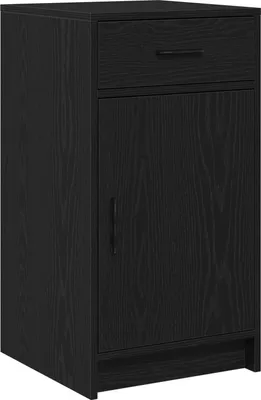 Produktbild von Möbel Sideboard Schwarz Eiche 40x41x75 cm Holzwerkstoff - Kommoden 865065