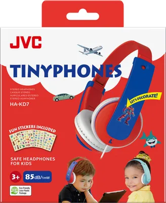 Produktbild von JVC HA-KD7, Kabelgebunden, Musik, 15 - 23000 Hz, 120 g, Kopfhörer, Blau, Rot