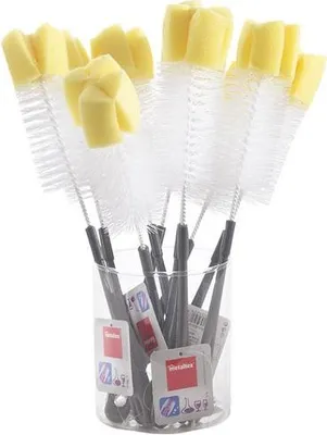 Produktbild von METALTEX 287609000 Flaschenbürste mit Schwamm 32 cm, Kunststoffgriff