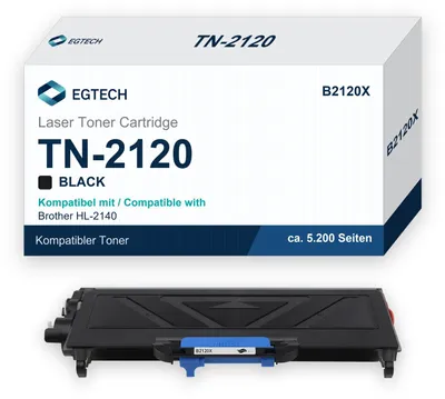 Produktbild von Toner kompatibel mit Brother TN-2120 5.200 S. HL-2140 HL-2150 HL-2150N HL-2170
