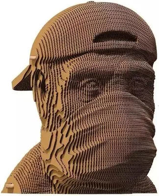 Obrázek produktu pro Puzzle 3D kartonowe - Tři moudré opice, Mluv NE