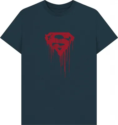 Immagine prodotto di Superman - Maglietta "ufficiale" per uomo/donna unisex PN2098 (S) (blu denim)