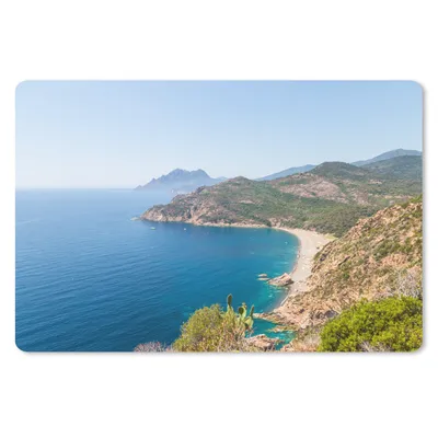 Produktbild von MuchoWow® Mauspad Mousepad Frankreich - Meer - Küste 27x18 cm - Mousepads - Maus Mat - Pad - Mausunterlage - Büroartikel - Desk Matten