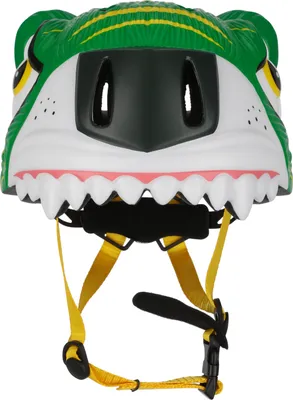 Immagine prodotto di CRAZY SAFETY Casco da bici Tiger con luce LED rossa a tre funzioni 3999 Verde S (49-55cm)
