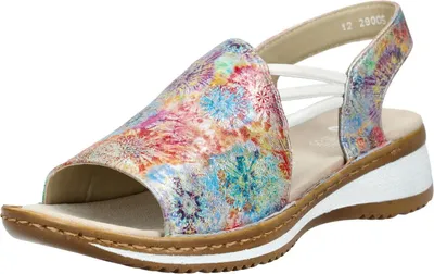 Produktbild von ara Damen Sandalen Leder Keilabsatz 3,5 cm Absatzhöhe breites Riemchen Elastik-Einsatz leicht