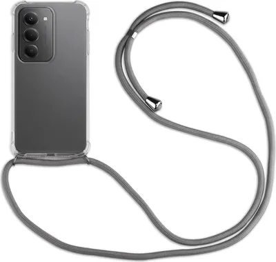 Produktbild von Handykett für Xiaomi Redmi 15 4G /5G (171 cm) Hülle mit Kordel Handyhülle mit Band in Grau