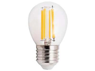 Produktbild von LED Filament Tropfenlampe McShine "Filed", E27, 6W, 806 lm, warmweiß, klar