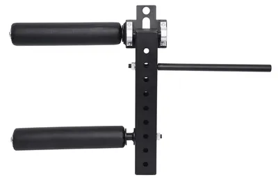 Productafbeelding van Beenzak-accessoire voor squatsrek - Verstelbaar beenzak-accessoire - 26 mm opening - Geschikt voor gewichtsschijven - Krachttraining