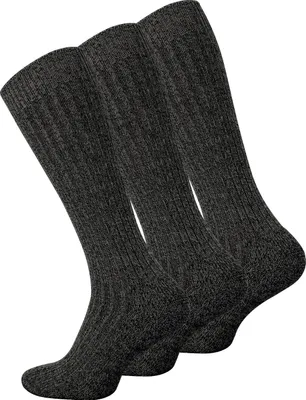Produktbild von Cotton Prime® Norweger Kniestrümpfe 3 Paar, mit Wolle Herren Wollkniestrümpfe 39-42
