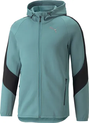 Produktbild von PUMA Evostripe Kapuzenjacke Herren mineral blue M