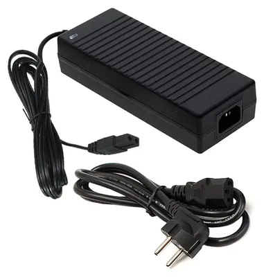 Produktbild von L46CS 120W Spannungswandler 230V auf 12V DC 10A Adapter mit EU-Stecker – Netzteil für Auto-Kühlschrank, Kompressor-Kühlbox, Navi und 12V-Geräte mit 2-Pin-Anschluss
