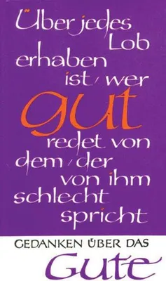 Produktbild von Gedanken über das Gute | kolektiv