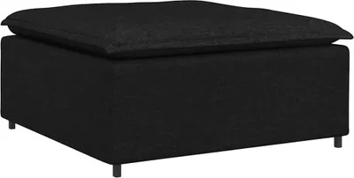 Immagine prodotto di vidaXL Divano modulare modulo poggiapiedi nero 100 x 100 x 48 cm
