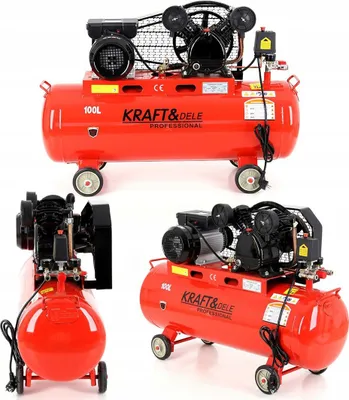 Zdjęcie produktu dla Kompresor Olejowy Kraft&Dele KD402 100 L 230V 8 bar