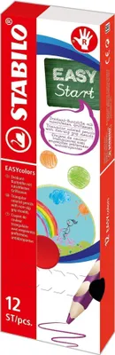 A box of STABILO colored pencils for children.