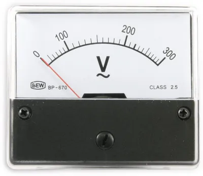 Produktbild von Dreheisen-Einbauinstrument, 0...300 V