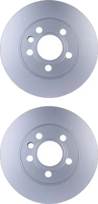 Produktbild von 2 Bremsscheiben voll Ø 68,2 mm 12 mm HELLA passend für u.a. VW TRANSPORTER