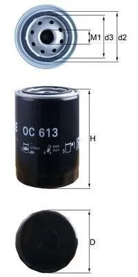Zdjęcie produktu dla Filtr oleju KNECHT OC 613