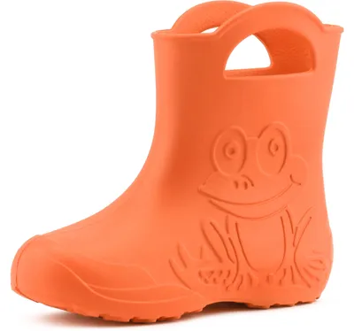 Image de Ladeheid Eva Enfants Garçons Filles Bottes de pluie LA-CA-01 (Orange (151c), 22/23 EU)