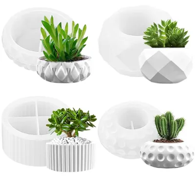 Immagine prodotto di Omgoods - Set di 4 stampi in silicone per progetti creativi fai-da-te