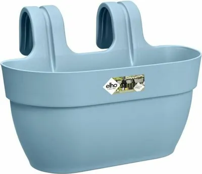 Produktbild von ELHO - Blumentopf - Vibia Campana Easy Hanger Medium - Vintage Blue - Außenbalkon - L 24,1 x B 36 x H 26,5 cm