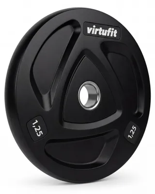Produktbild von VirtuFit Olympische Gummi-Hantelscheibe 1,25 kg 3-Griff-Design