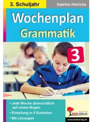 Image de Wochenplan Grammatik / Klasse 3