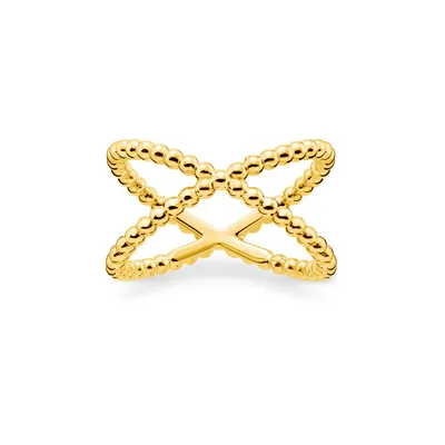Produktbild von Thomas Sabo TR2152-413-39 Ring Damen Kugeln Silber Vergoldet Gr. 52