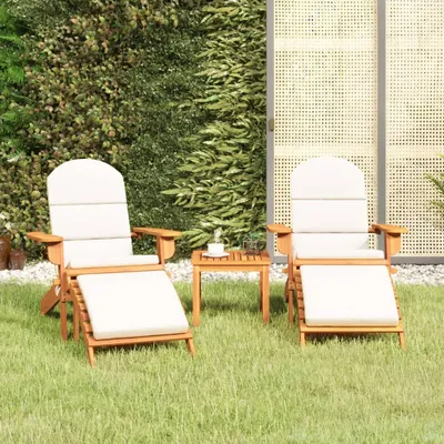 Produktbild von Möbel 3-tlg. Garten-Lounge-Set Adirondack Massivholz Akazie - Gartenmöbelgarnituren 3152125