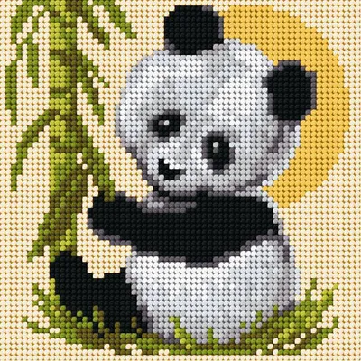 Image de Kit de broderie au point de croix Malwina 15 x 15 cm - n° 1007