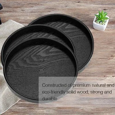 Immagine prodotto di Piano del tavolo in legno naturale, 21 cm - Ideale per caffè, tè e frutta - Multifunzionale - Antiscivolo - Piano del tavolo rotondo in legno