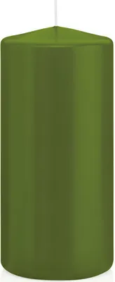 Produktbild von Wiedemann Stumpenkerzen Olive 185 x Ø 58 mm, 16 Stück