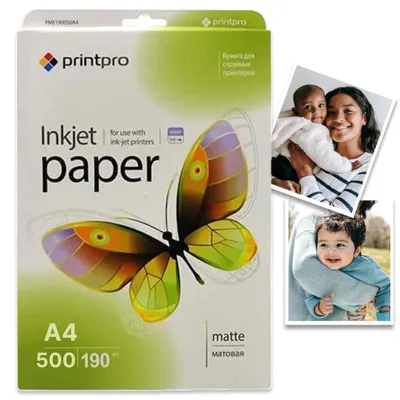 Fotopapier matt A4 190 g/m² 500 Blatt wasserfest
