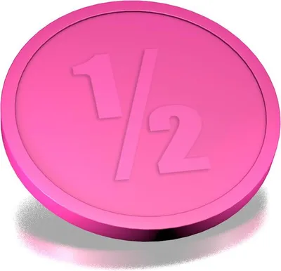 Immagine prodotto di Gettoni Consumo 1/2 CombiCraft in plastica Rosa - Ø29mm - 250 pezzi