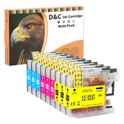 Produktbild von DC 9x LC223 Druckerpatronen für Brother LC223 LC223XL Kompatible für Patronen Brother MFC J5320DW J4420DW J4620DW J480DW J5620DW J5720DW
