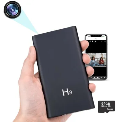 Immagine prodotto di Mini Telecamera iUni H8, Wi-Fi, 64GB, Full HD, Visione Notturna, 5000mAh