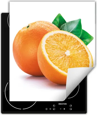 Produktbild von DarHaus Herdabdeckplatte 45x52 cm Anti Rutsch Matte Aufrollbar, Orange