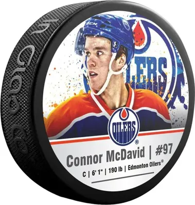 Produktbild von Nhl Edmonton Star Player Eishockey-puck Silber  Silber One Size