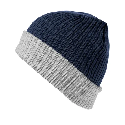 Produktbild von Result Winter Essentials - Mütze für Herren/Damen Uni PC5921 (Einheitsgröße) (Marineblau/Grau)