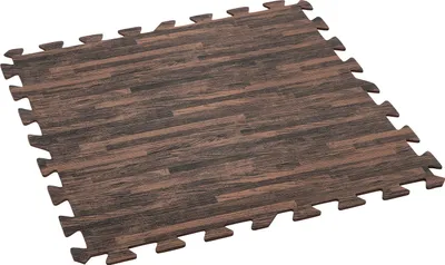Produktbild von Bestway® Pool-Bodenschutzfliesen Set 12 Stück á 50 x 50 cm, Holz-Optik (Palisander)