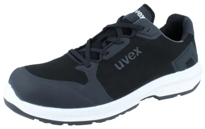 Obrázok produktu pre Uvex 1 sport S3, Unisex, Dospelý, Bezpečnostné topánky, Čierna, Biela, S3, SRC, Sťahovacie zapínanie