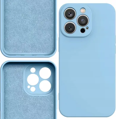 Produktbild von Hurtel 5907769347320, Cover, Apple, iPhone 14 Plus, 17 cm (6.7"), Hellblau