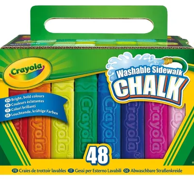 Produktbild von Crayola eckige Straßenkreide, 48 Stück