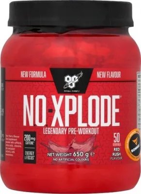 Obrázek produktu pro BSN N.O.-Xplode Legendary NEW 650 g red rush / Předtréninkové stimulanty / Nová verze legendární predtréningovky pro ještě intenzivnější zážitek z tréninku