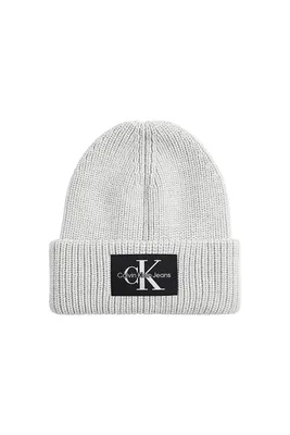 Zdjęcie produktu dla Calvin Klein Czapki Monologo Patch Beanie, K60K607383PRF